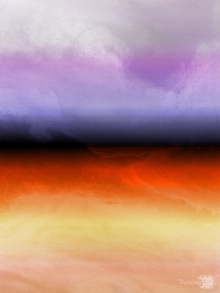Watercolor Abstract - Inspired by Rothko 75