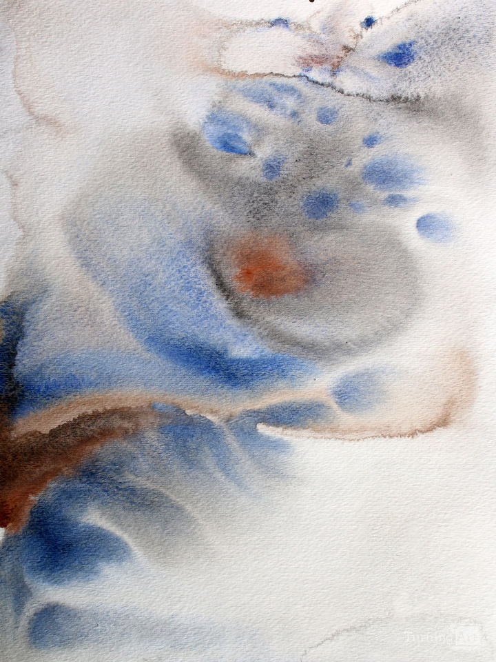 Coastal Watercolor Abstract 88