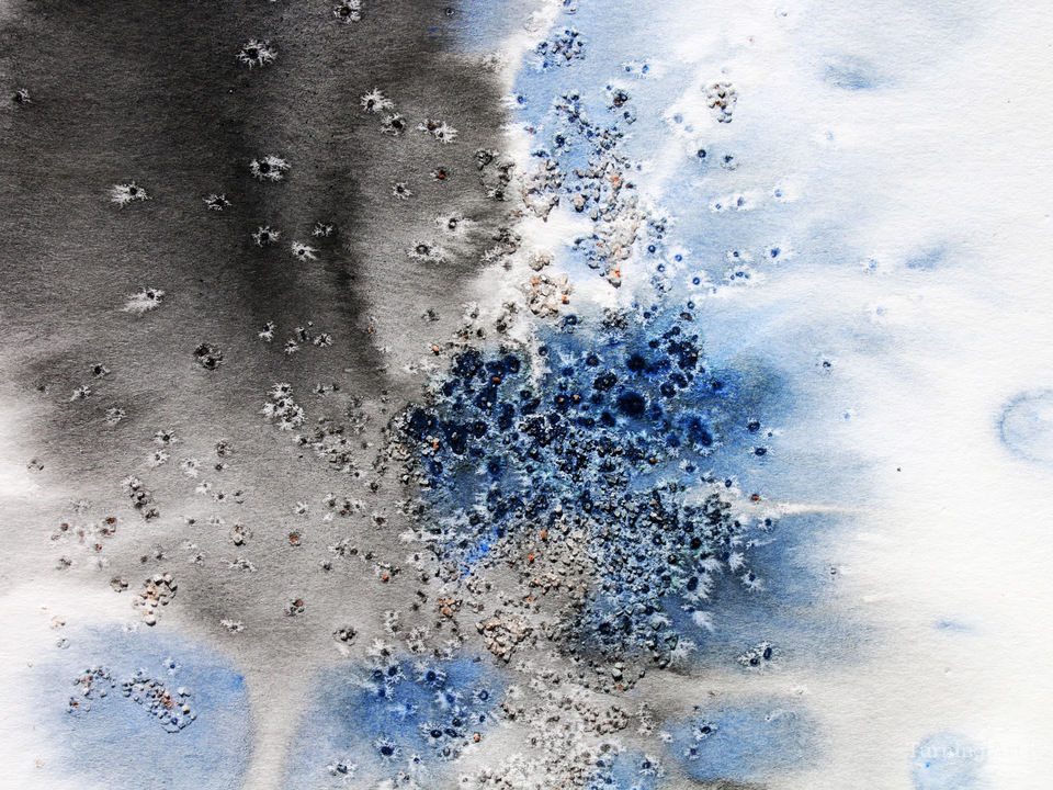 Coastal Watercolor Abstract 41