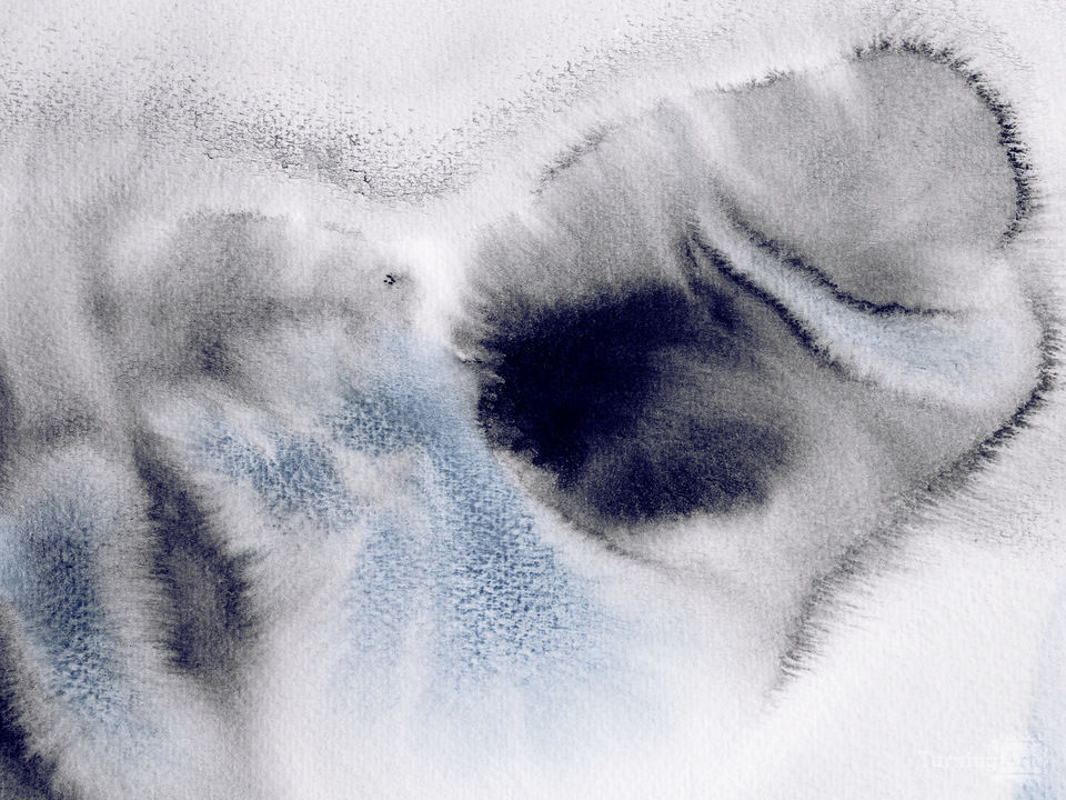 Coastal Watercolor Abstract 53