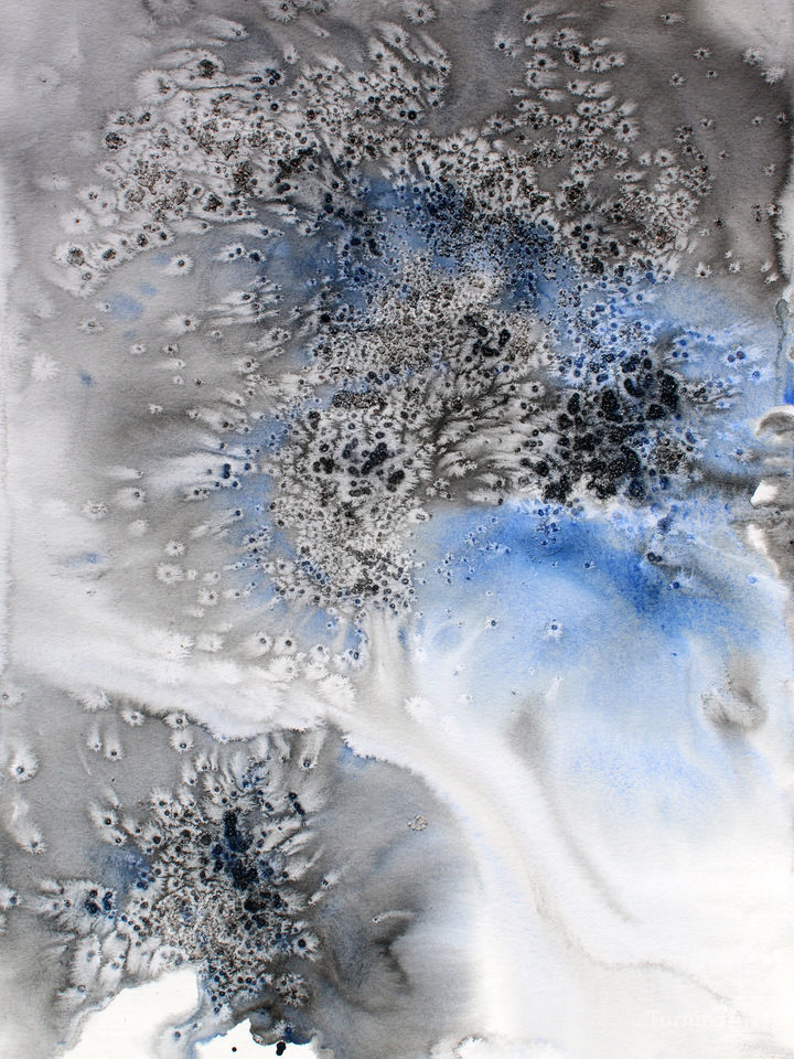 Coastal Watercolor Abstract 17