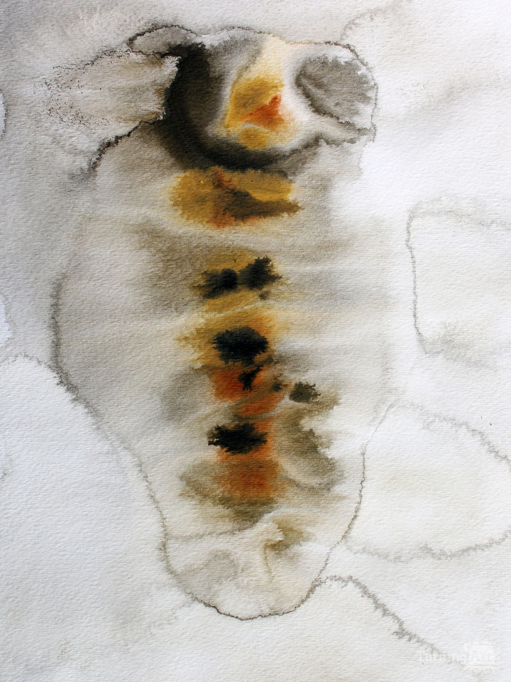 Coastal Watercolor Abstract 92