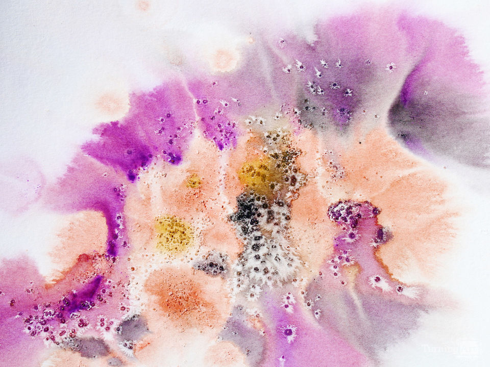 Coastal Watercolor Abstract 129