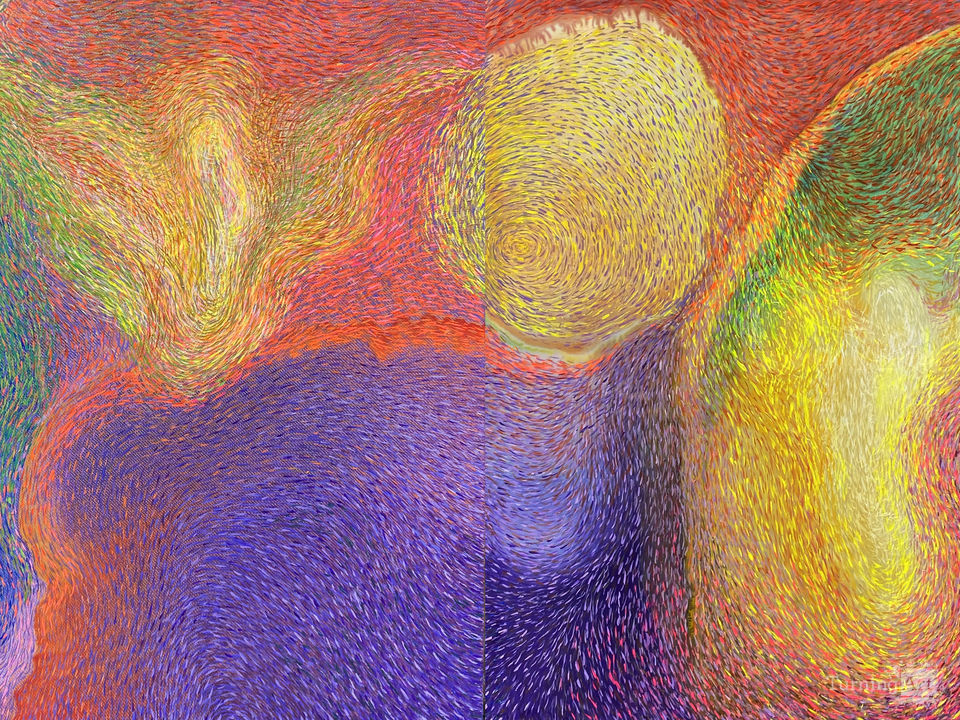 Histology of the soul, Nb 18, diptych