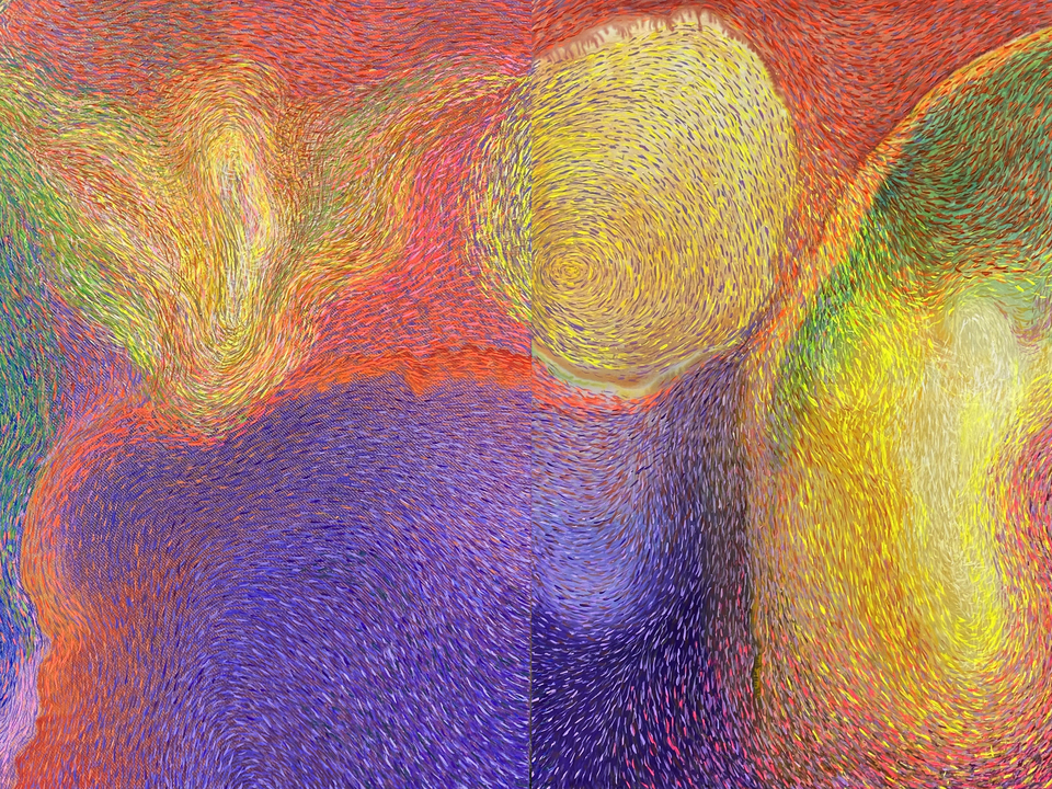 Histology of the soul, Nb 18, diptych