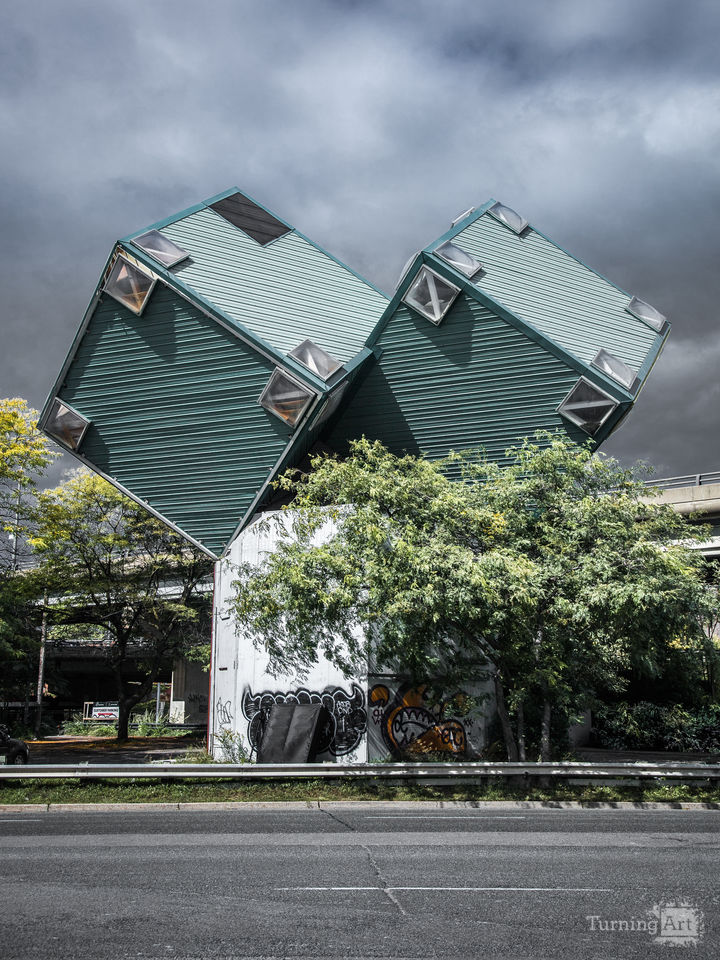 Cube House No 1 Color Version