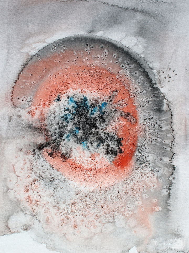 Coastal Watercolor Abstract 99