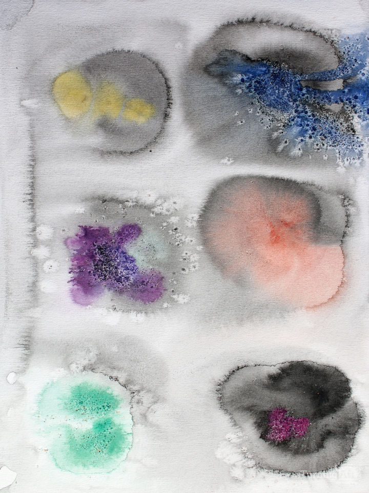 Coastal Watercolor Abstract 100.