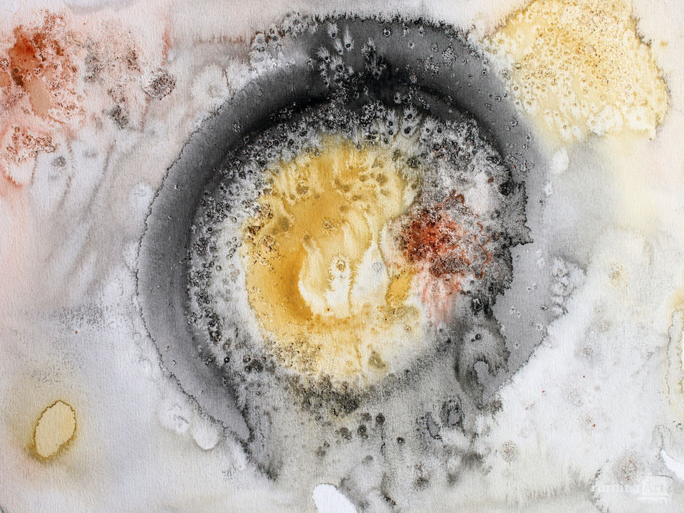 Coastal Watercolor Abstract 102