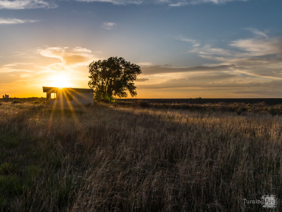 Abandoned Shed Colorado Sunset