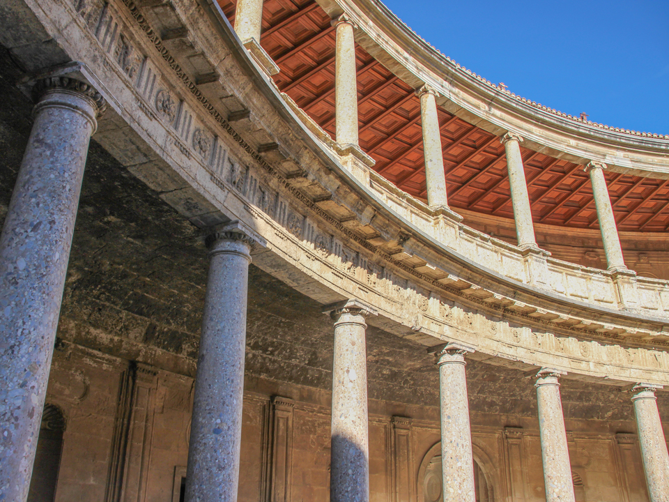Sweeping Arched Building, Madrid