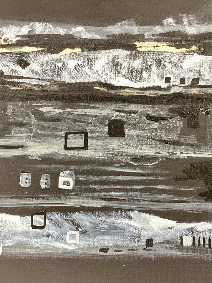 study in black with white