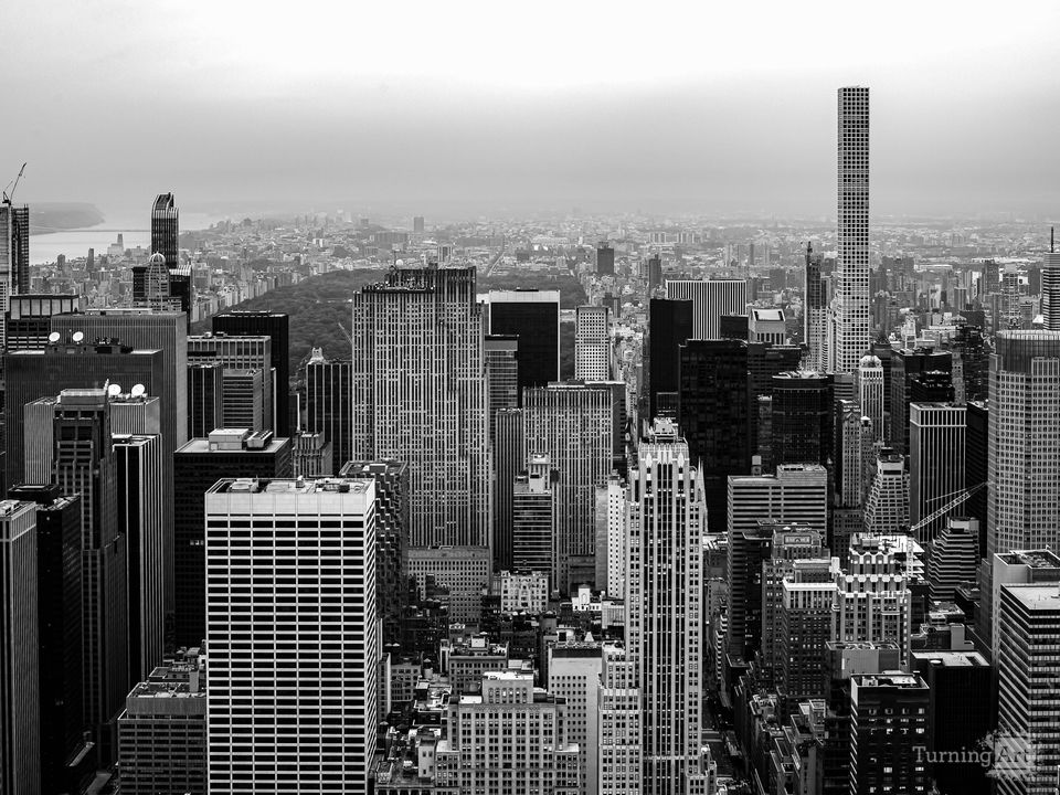 Rockefeller Black & White - Landscape