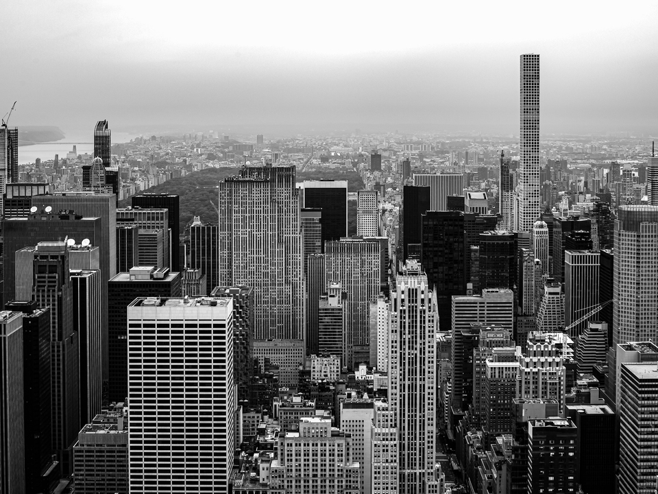 Rockefeller Black & White - Landscape