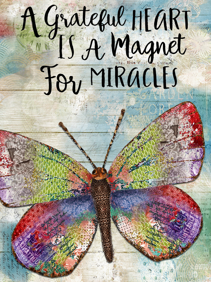 A Grateful Heart Butterfly