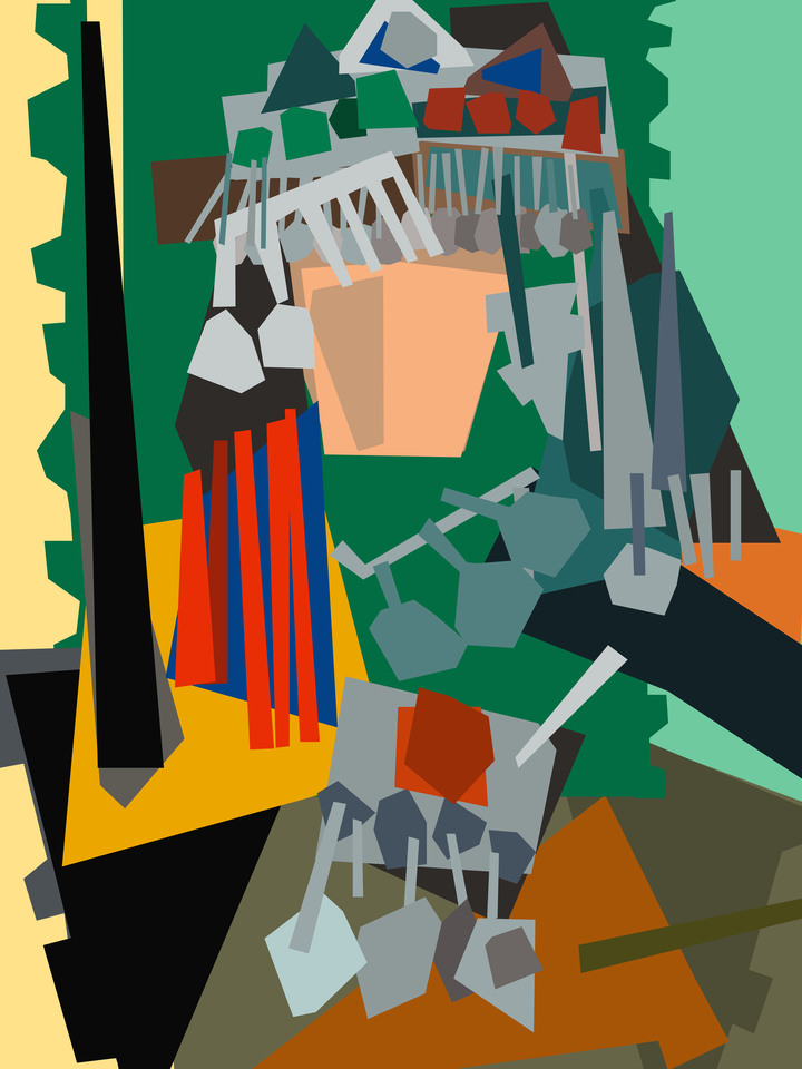  MOROCCAN AMAZIGH WOMAN art A